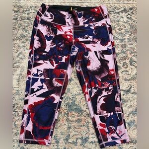 Lucy plus size cropped activewear leggings, women’s 1X